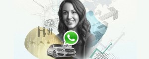 Marketingbild der ersten Daimler WhatsApp Personalmarketingaktion - Martin Maas - Innovation - Stuttgart - Employer Branding